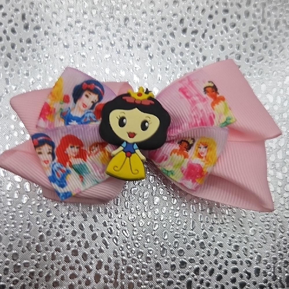 Hair Bow, Pink Princess for Kids